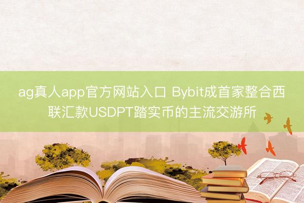 ag真人app官方网站入口 Bybit成首家整合西联汇款USDPT踏实币的主流交游所